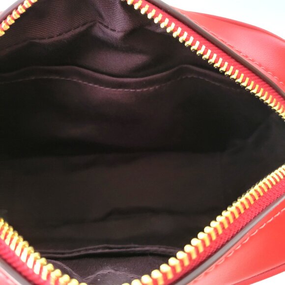 Coach CAQ42 Mini Jamie Camera Bag Signature Stripe Crossbody Handbag Tan Multi - Picture 6 of 6